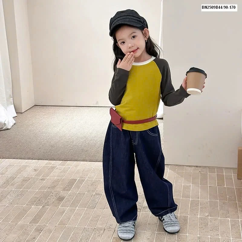 Áo dài tay phối màu nhà Ambb  25G040