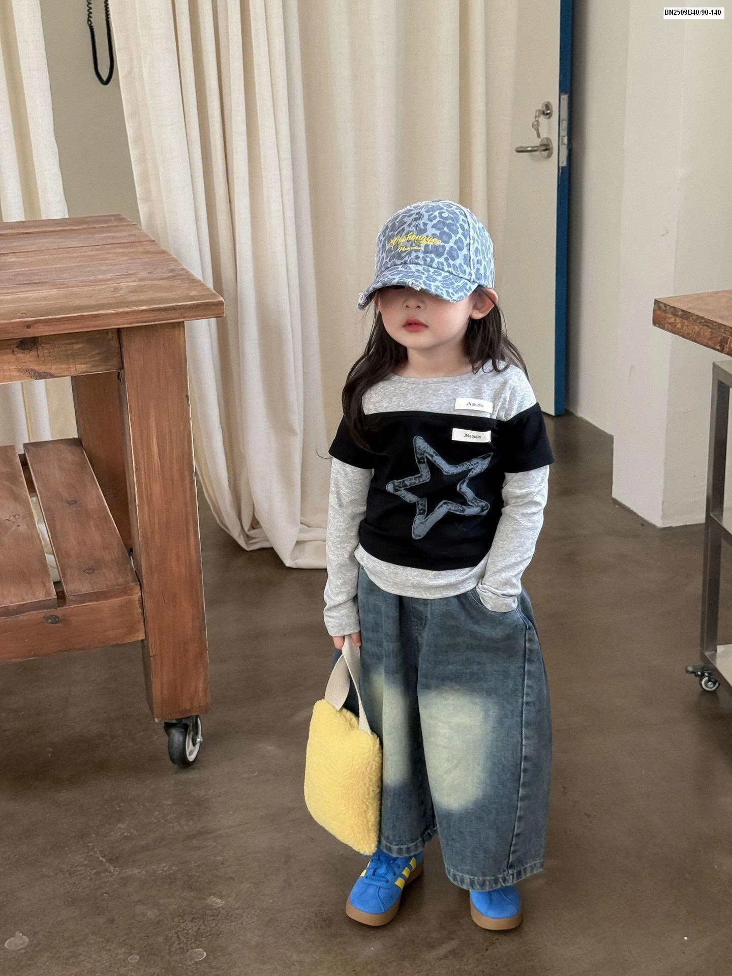 SET ÁO THUN SAO MIX QUẦN JEAN MÀI BG