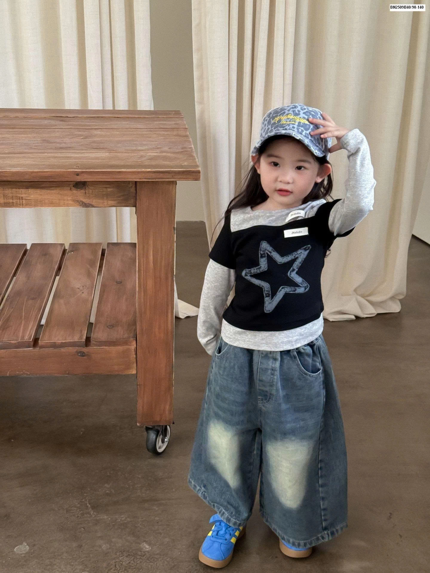 SET ÁO THUN SAO MIX QUẦN JEAN MÀI BG