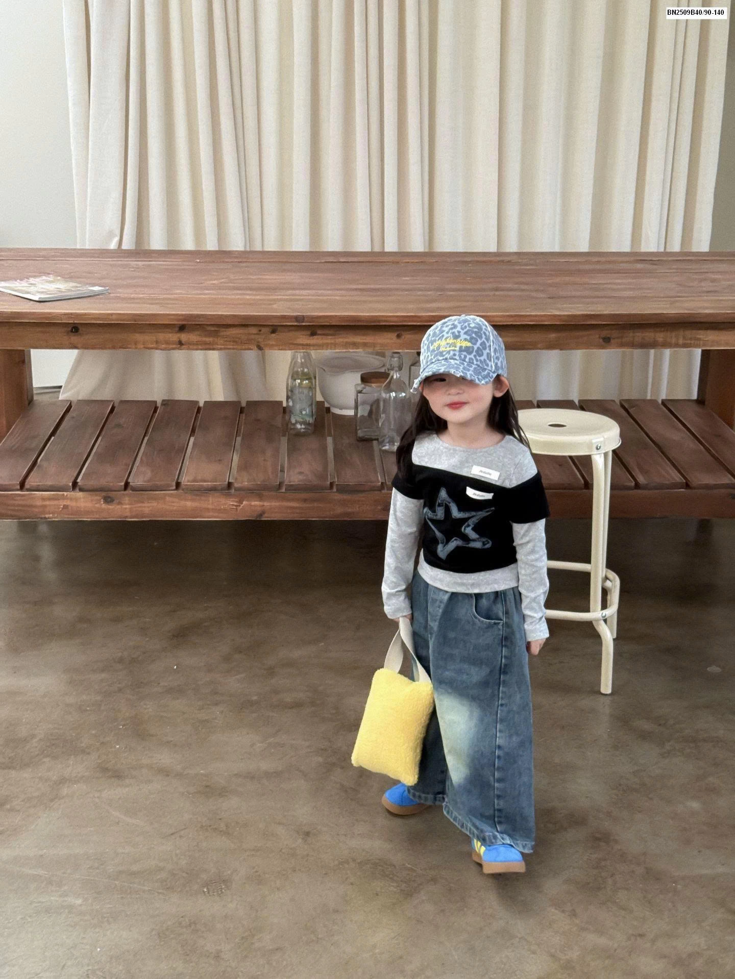 SET ÁO THUN SAO MIX QUẦN JEAN MÀI BG