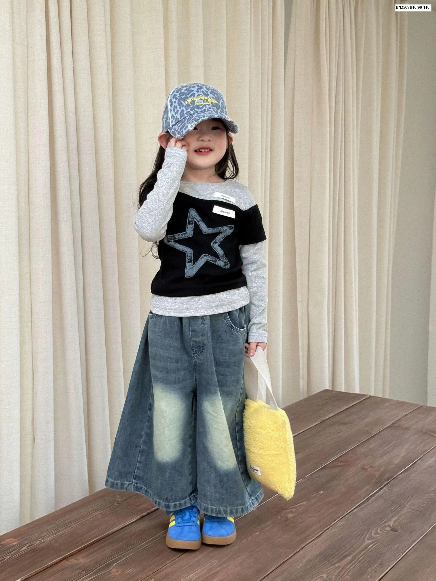 SET ÁO THUN SAO MIX QUẦN JEAN MÀI BG