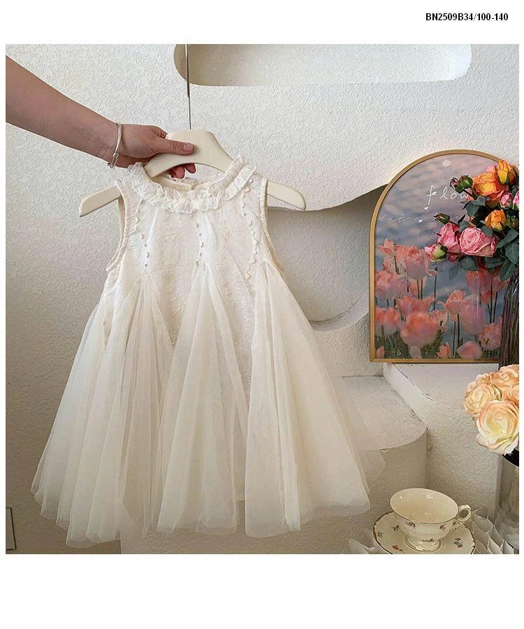 VÁY CÔNG CHÚA REN PHỐI VOAN