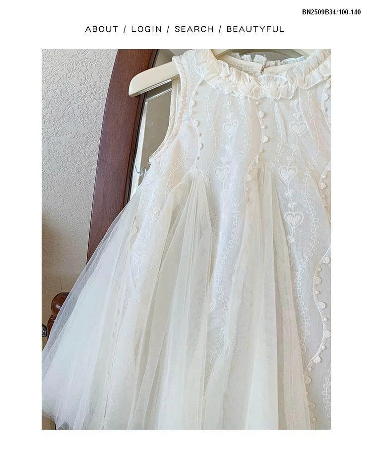 VÁY CÔNG CHÚA REN PHỐI VOAN