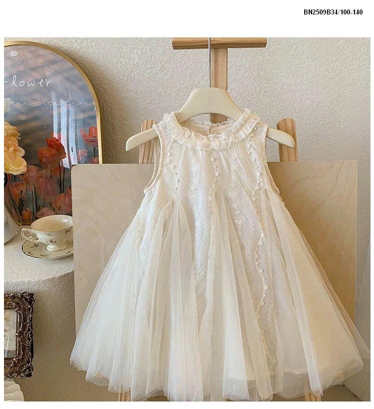 VÁY CÔNG CHÚA REN PHỐI VOAN