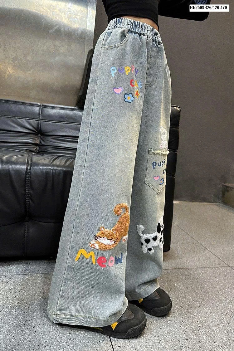 QUẦN JEAN CHÓ MÈO CÁ TÍNH