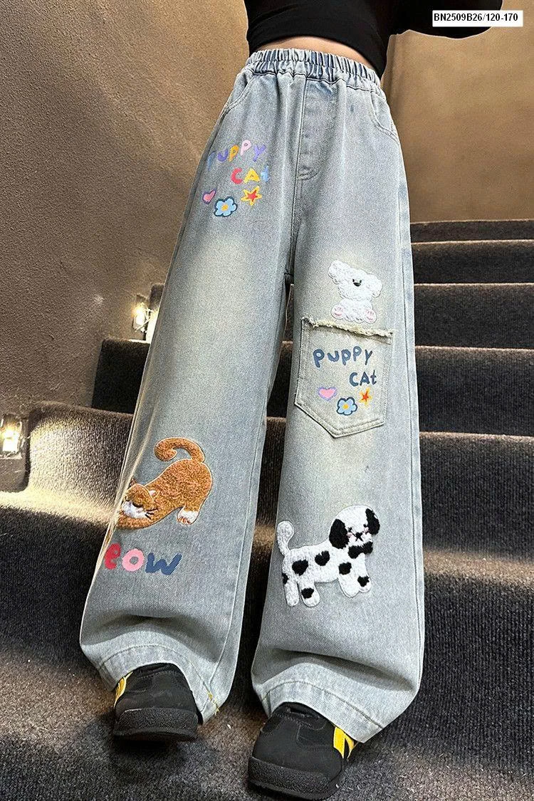 QUẦN JEAN CHÓ MÈO CÁ TÍNH