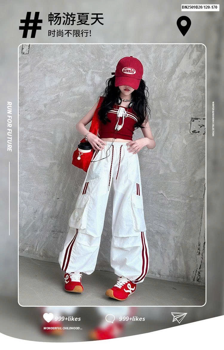 SET ÁO BALO CROPTOP MIX QUẦN GIÓ