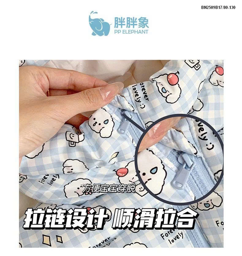 ÁO KHOÁC LÔNG VŨ HOẠT HÌNH DỄ THƯƠNG