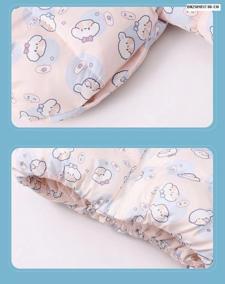 ÁO KHOÁC LÔNG VŨ HOẠT HÌNH DỄ THƯƠNG