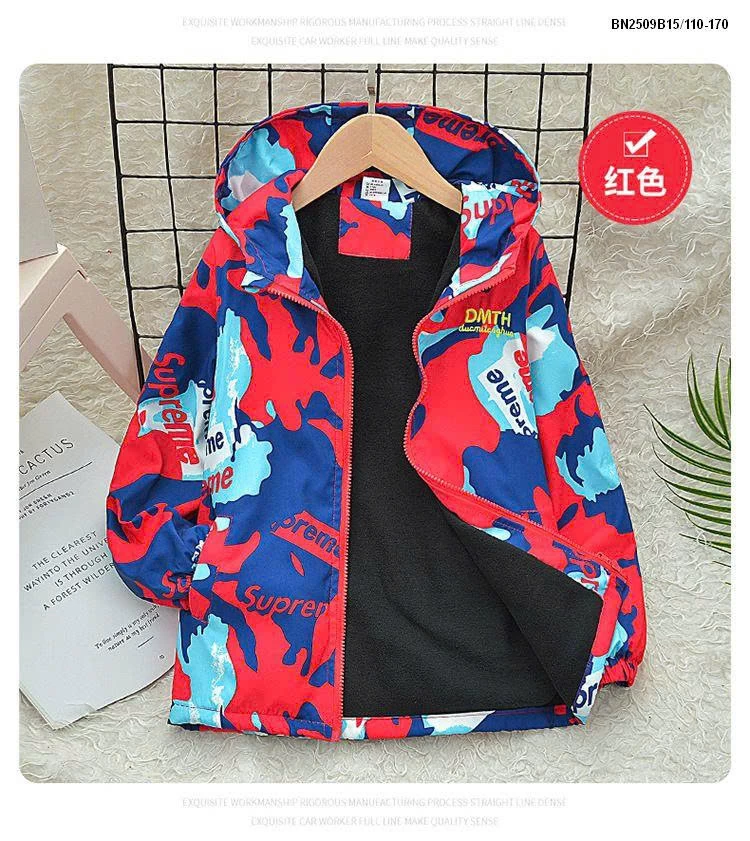 ÁO KHOÁC GIÓ 2 LỚP LÓT LÔNG