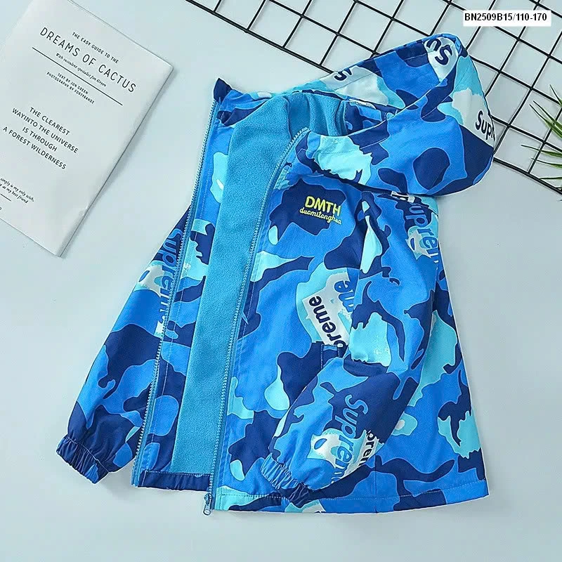 ÁO KHOÁC GIÓ 2 LỚP LÓT LÔNG