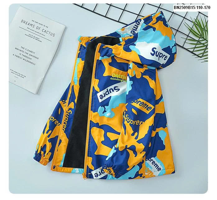 ÁO KHOÁC GIÓ 2 LỚP LÓT LÔNG