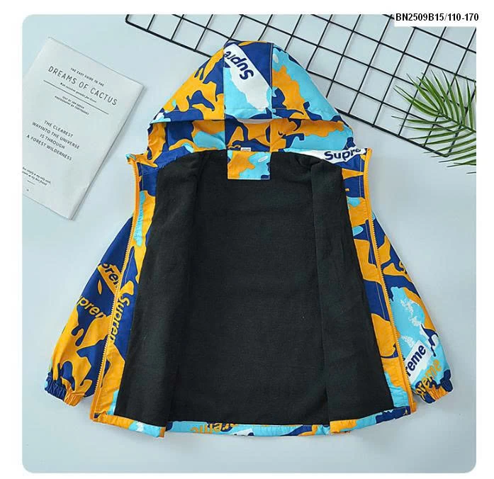 ÁO KHOÁC GIÓ 2 LỚP LÓT LÔNG