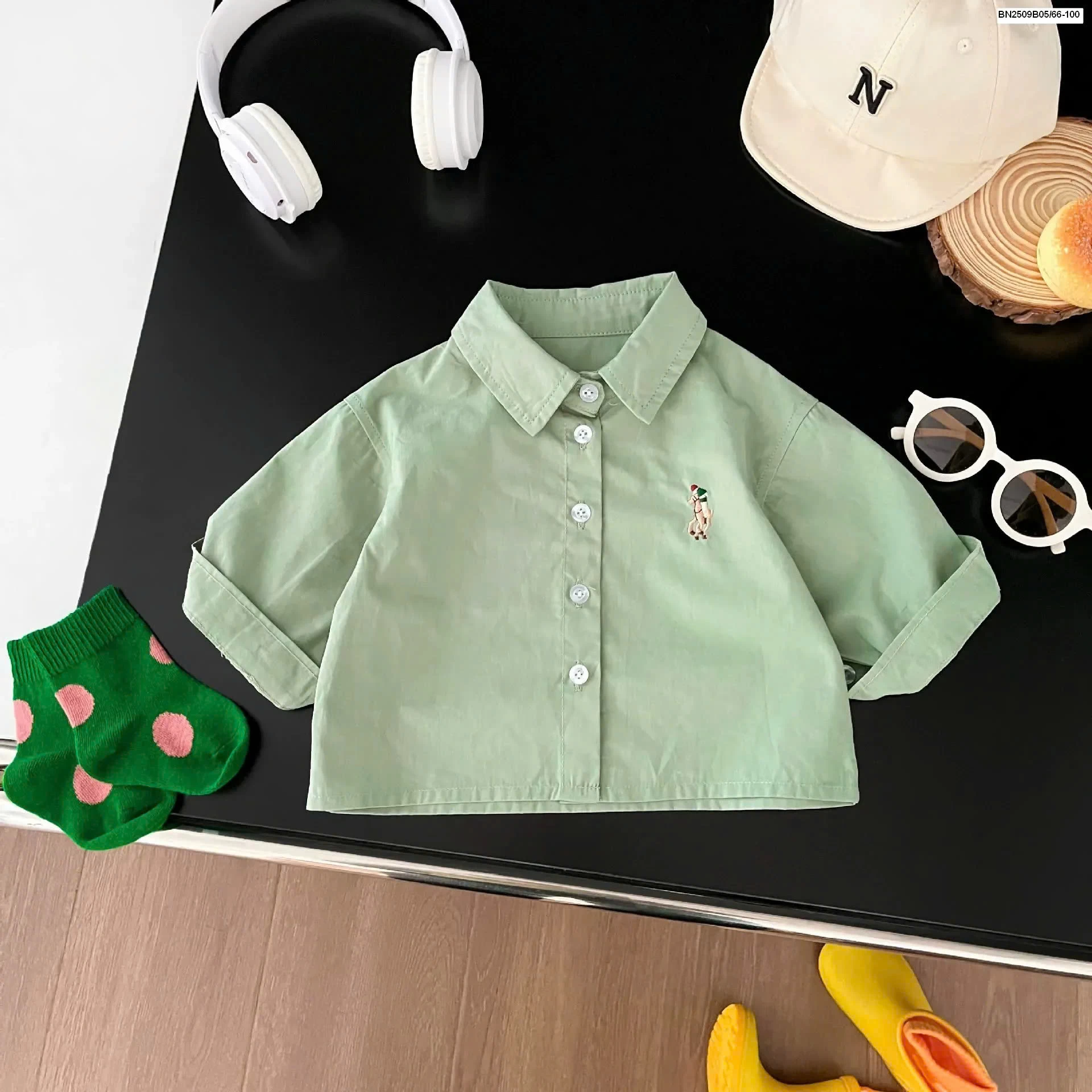 ÁO SƠ MI THÊU NGỰA