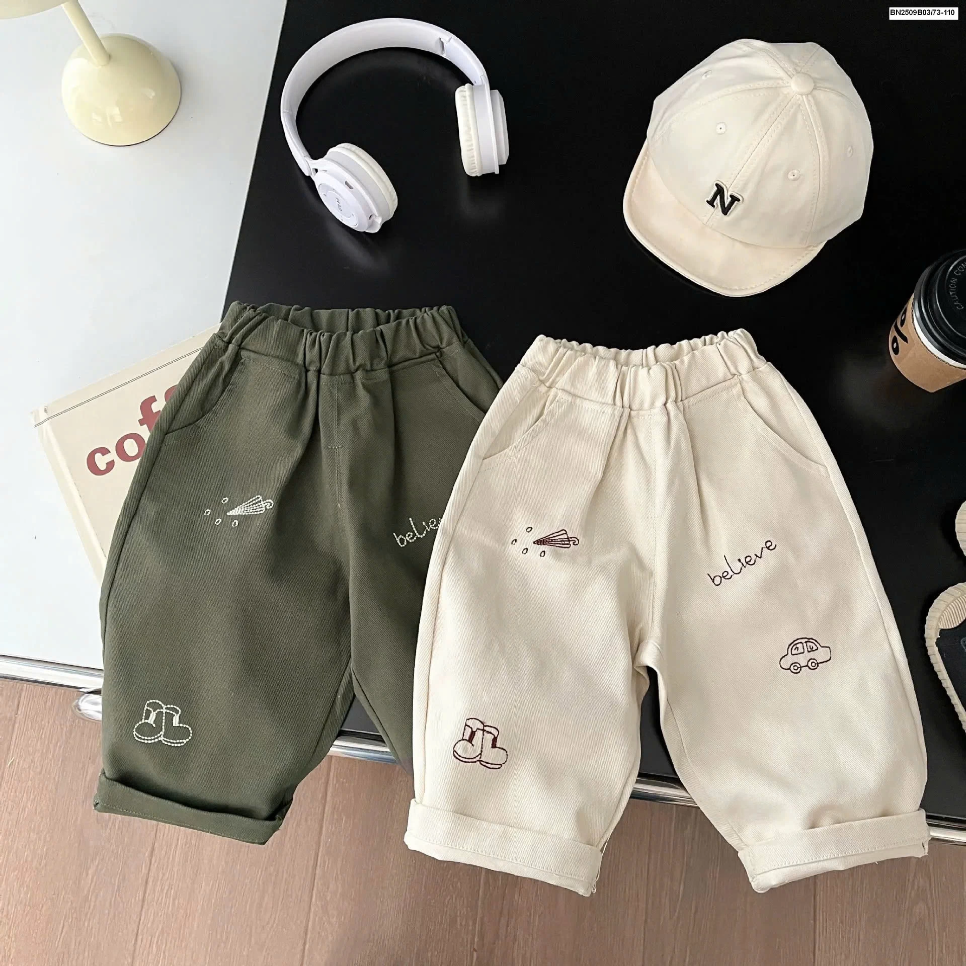 QUẦN BAGGY NHÍ CẠP CHUN