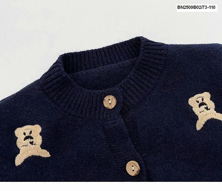 ÁO KHOÁC LEN GẤU BÉ TRAI