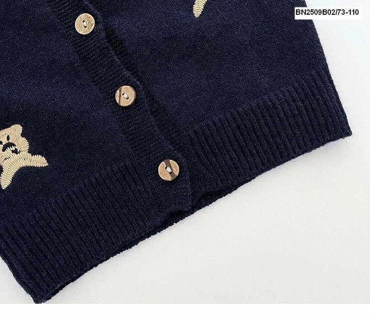 ÁO KHOÁC LEN GẤU BÉ TRAI