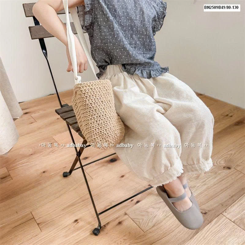 QUẦN BOOM ĐŨI LỠ VIỀN REN ADBABY