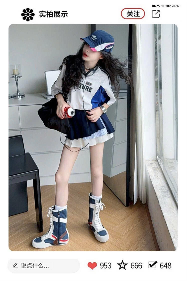 SET ÁO THỂ THAO DÁNG CRT MIX CHÂN VÁY XẾP LY