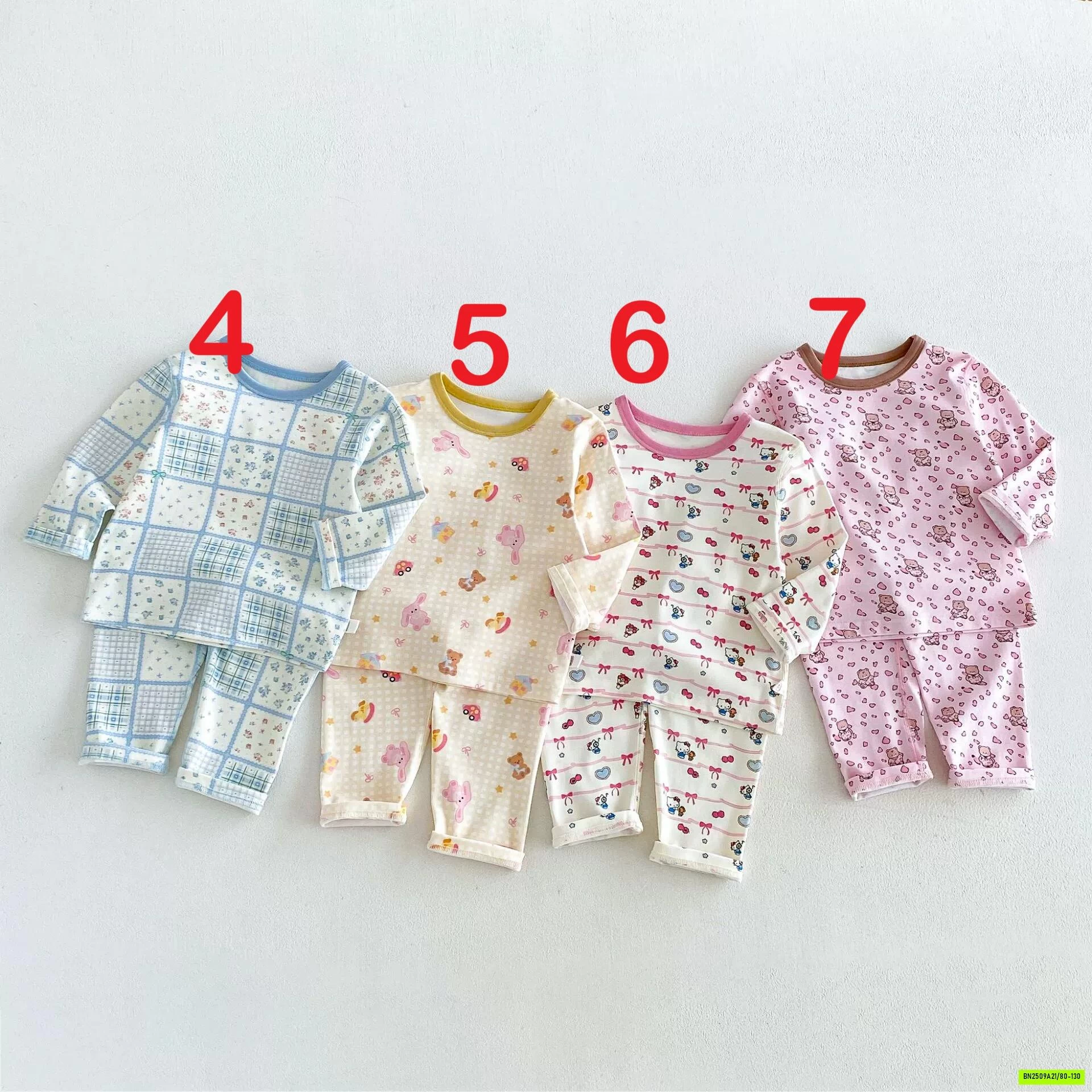 BỘ COTTON HOMEWEAR HỌA TIẾT