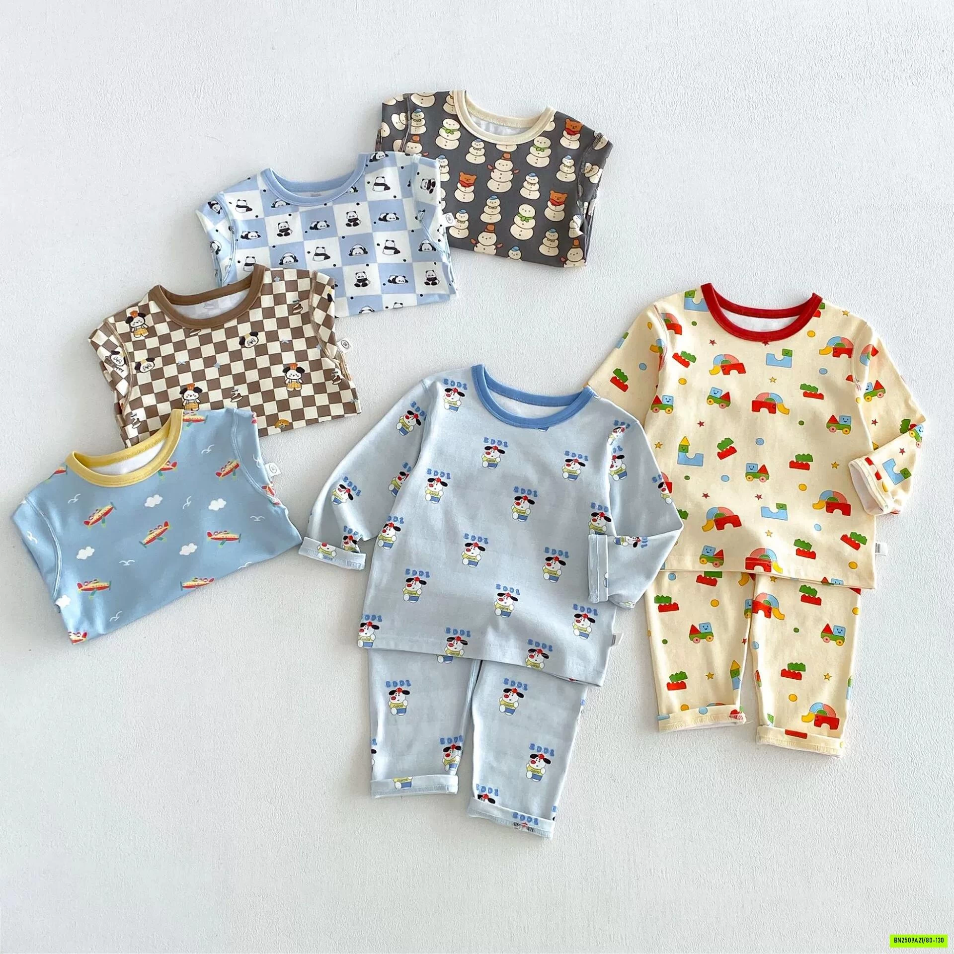 BỘ COTTON HOMEWEAR HỌA TIẾT