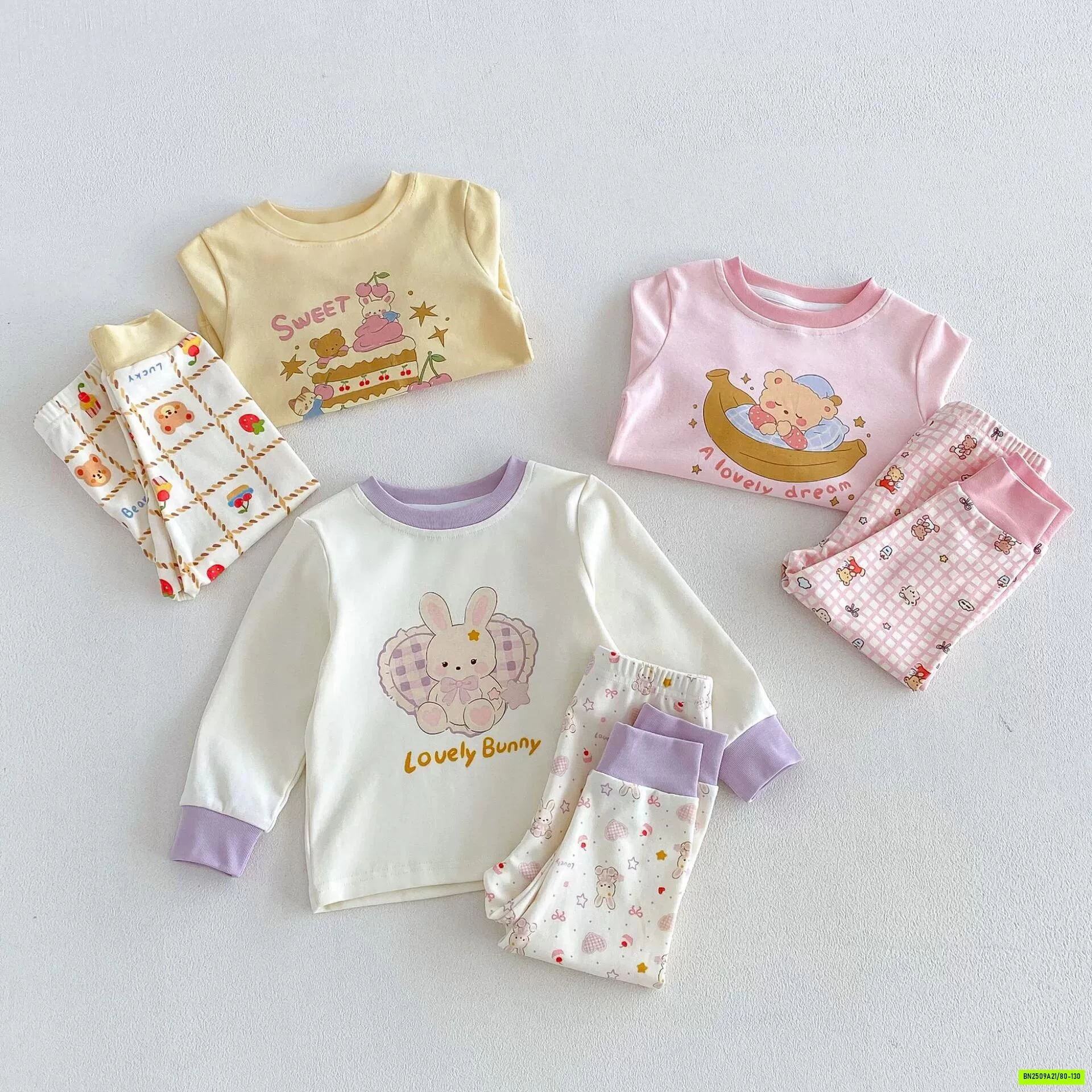 BỘ COTTON HOMEWEAR HỌA TIẾT