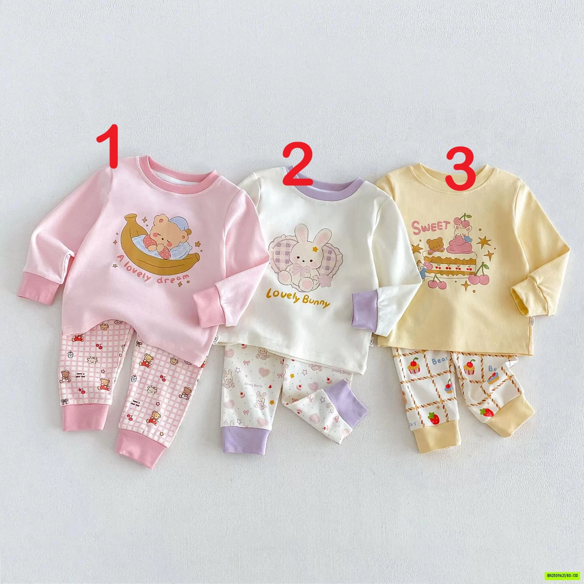 BỘ COTTON HOMEWEAR HỌA TIẾT