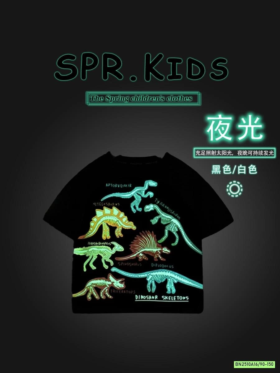 ÁO THUN KHỦNG LONG PHẢN QUANG