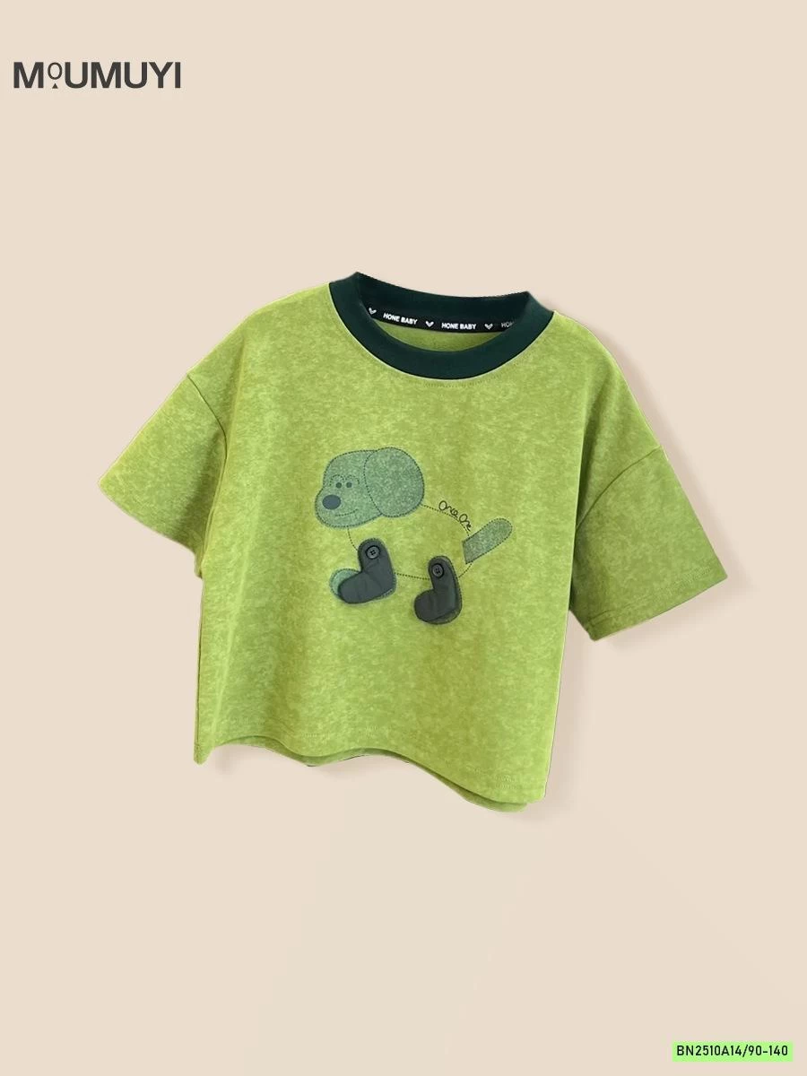 ÁO THUN CÚN XANH LÁ