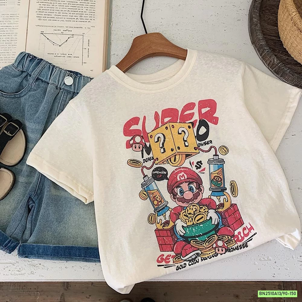 ÁO THUN SUPER MARIO