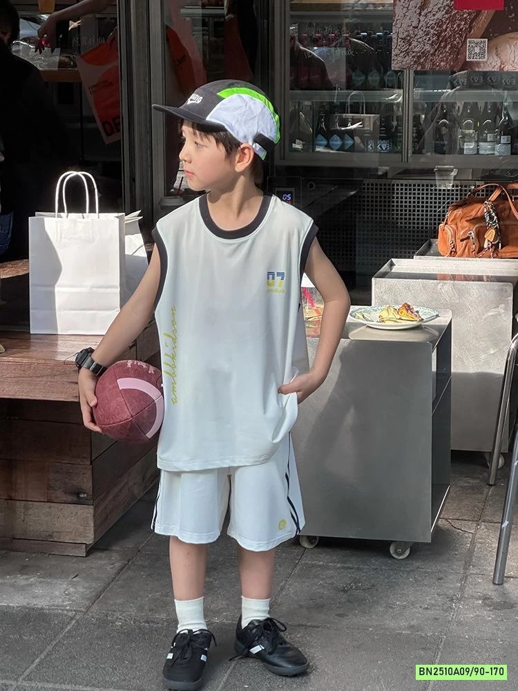 SÉT THỂ THAO TRƠN MÀU PHỐI VIỀN 25D129 AMBB