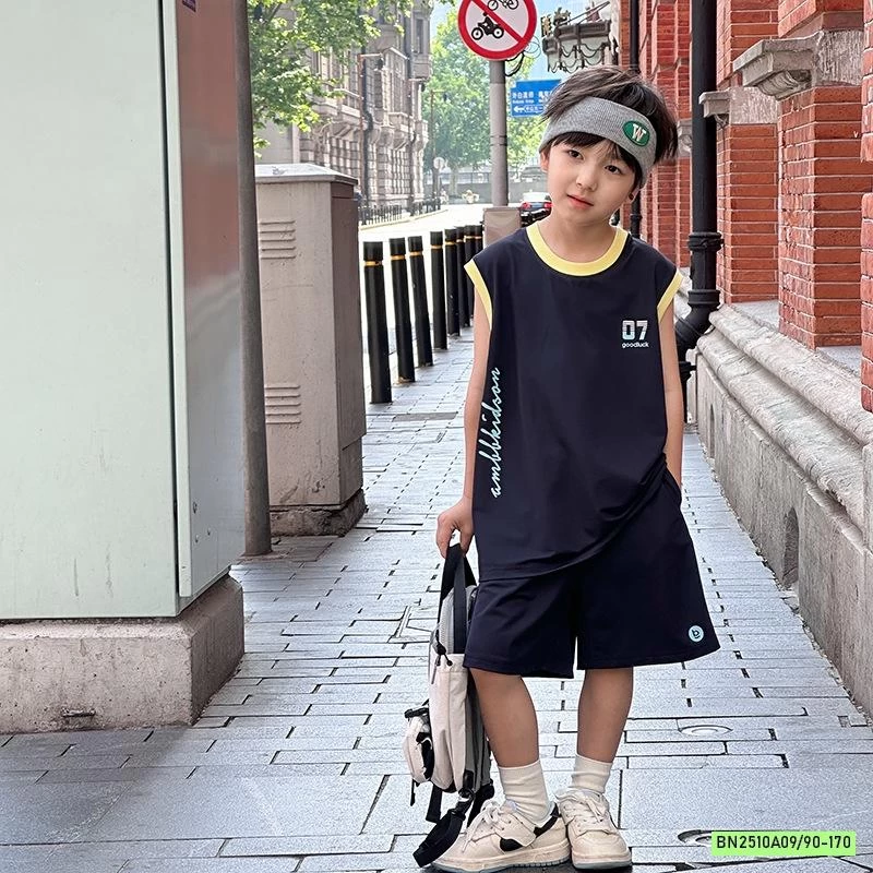 SÉT THỂ THAO TRƠN MÀU PHỐI VIỀN 25D129 AMBB