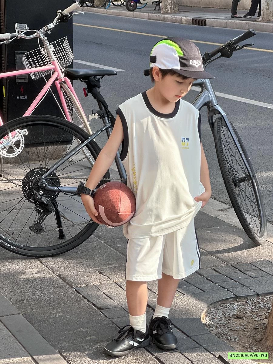 SÉT THỂ THAO TRƠN MÀU PHỐI VIỀN 25D129 AMBB