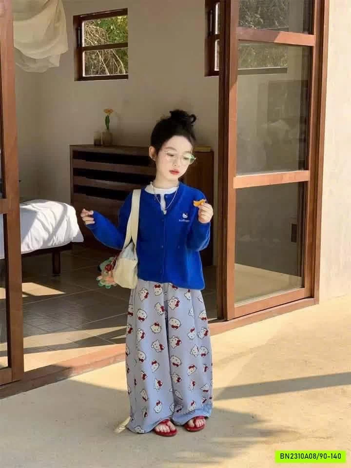 QUẦN COTTON SUÔNG KITTY
