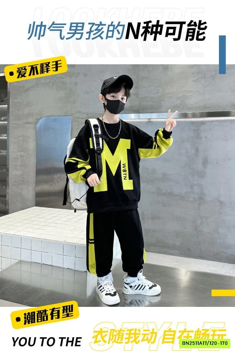 BỘ NỈ CHỮ M BÉ TRAI SZ ĐẠI