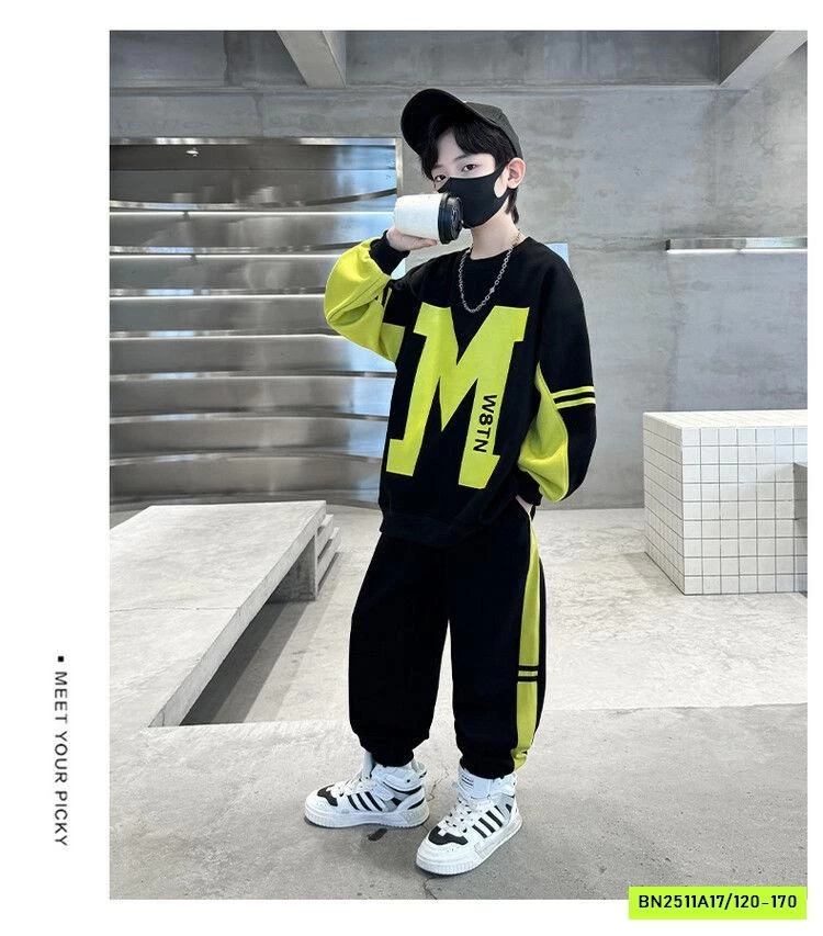 BỘ NỈ CHỮ M BÉ TRAI SZ ĐẠI