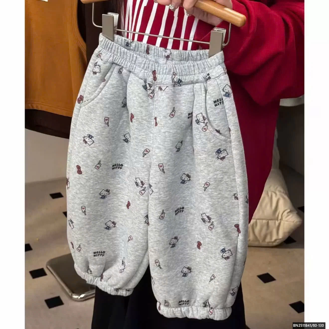 QUẦN NỈ KITTY LÓT LÔNG CỪU