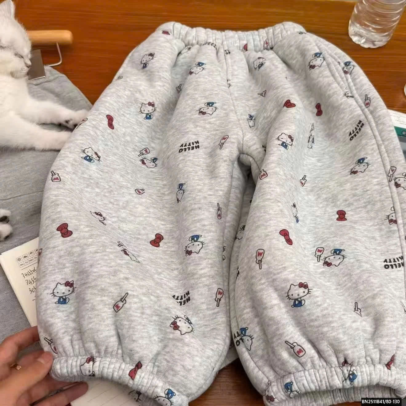 QUẦN NỈ KITTY LÓT LÔNG CỪU