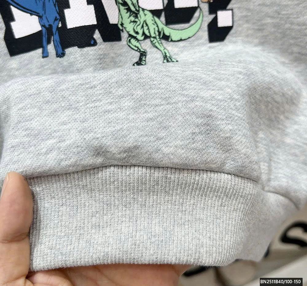 ÁO NỈ KHỦNG LONG MÙA ĐÔNG KACADY