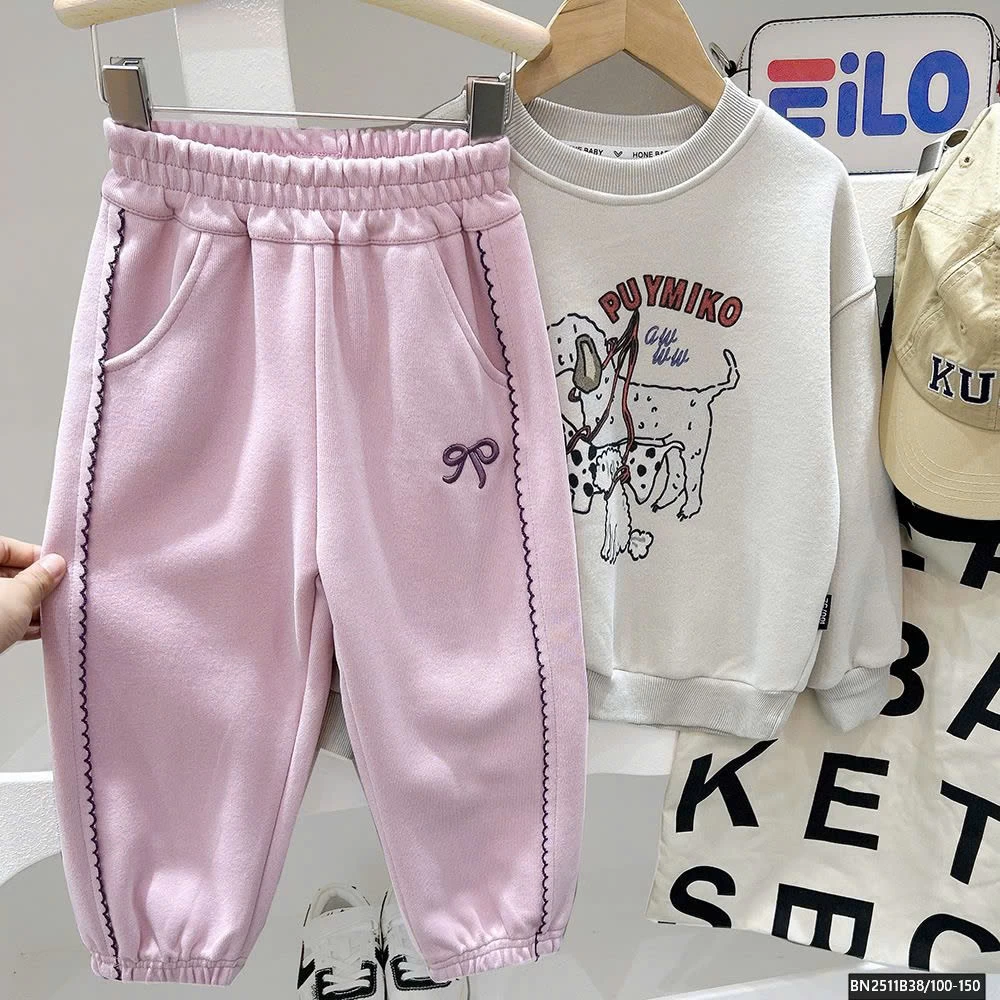 QUẦN NỈ NƠ LÓT NHUNG MỎNG BÉ GÁI KACADY