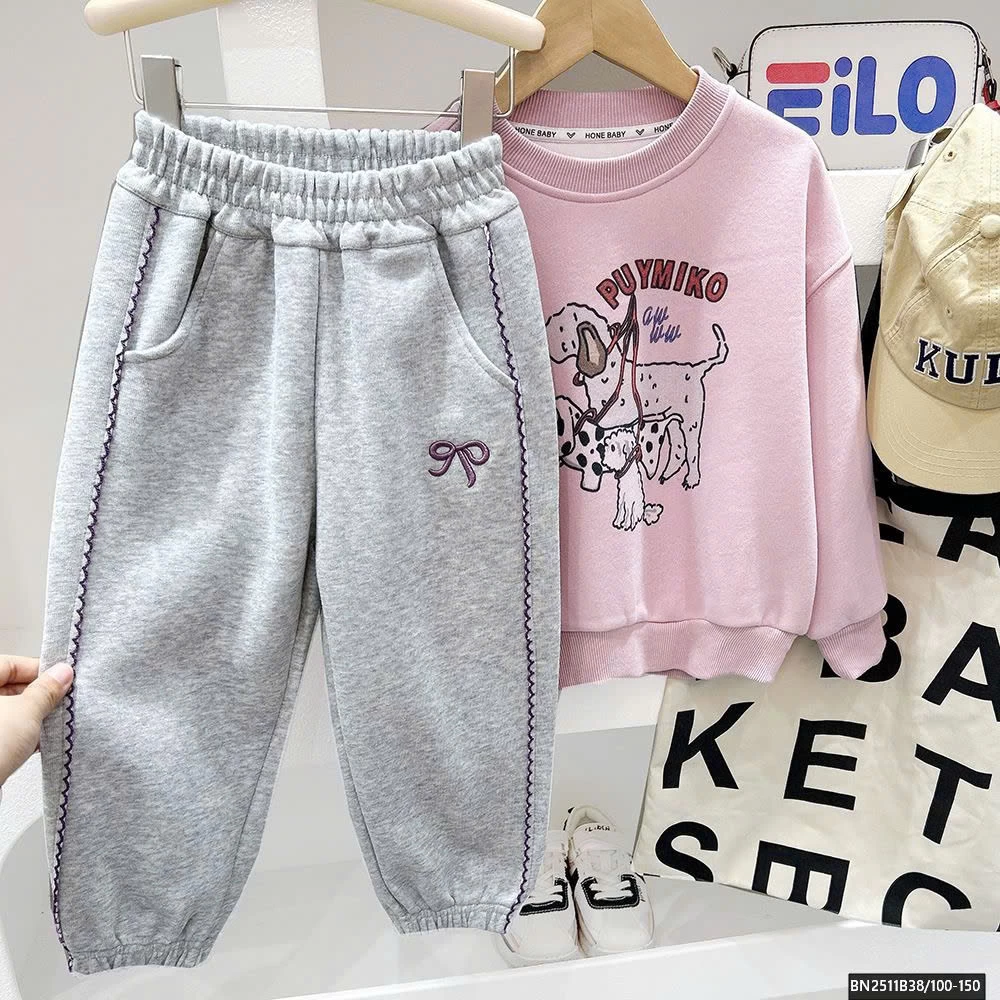 QUẦN NỈ NƠ LÓT NHUNG MỎNG BÉ GÁI KACADY