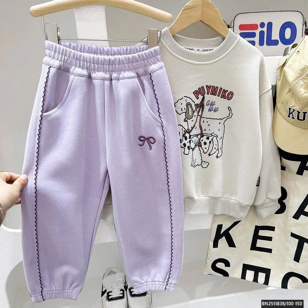 QUẦN NỈ NƠ LÓT NHUNG MỎNG BÉ GÁI KACADY