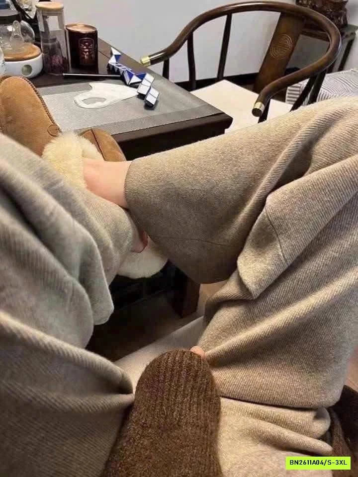 QUẦN LEN SUÔNG GÂN TRƯỚC