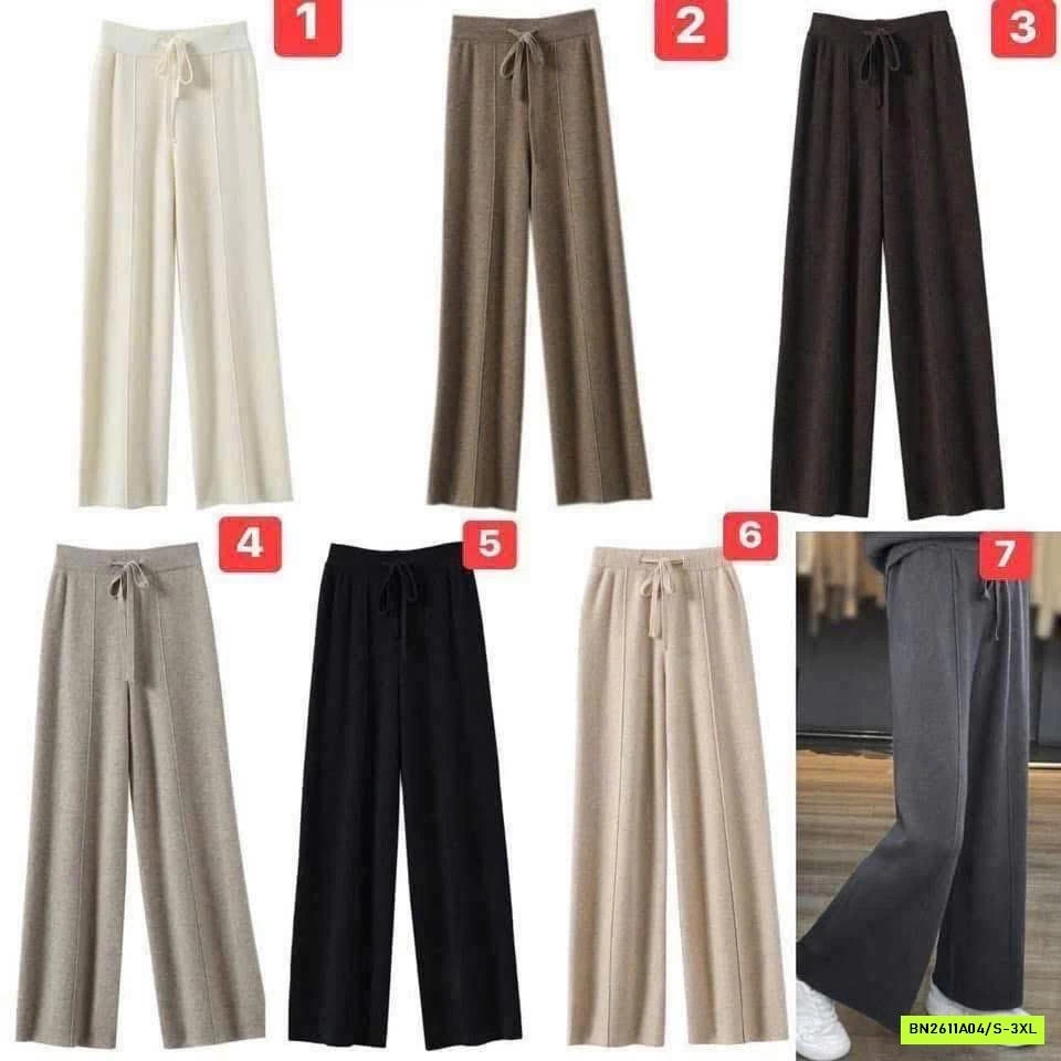 QUẦN LEN SUÔNG GÂN TRƯỚC