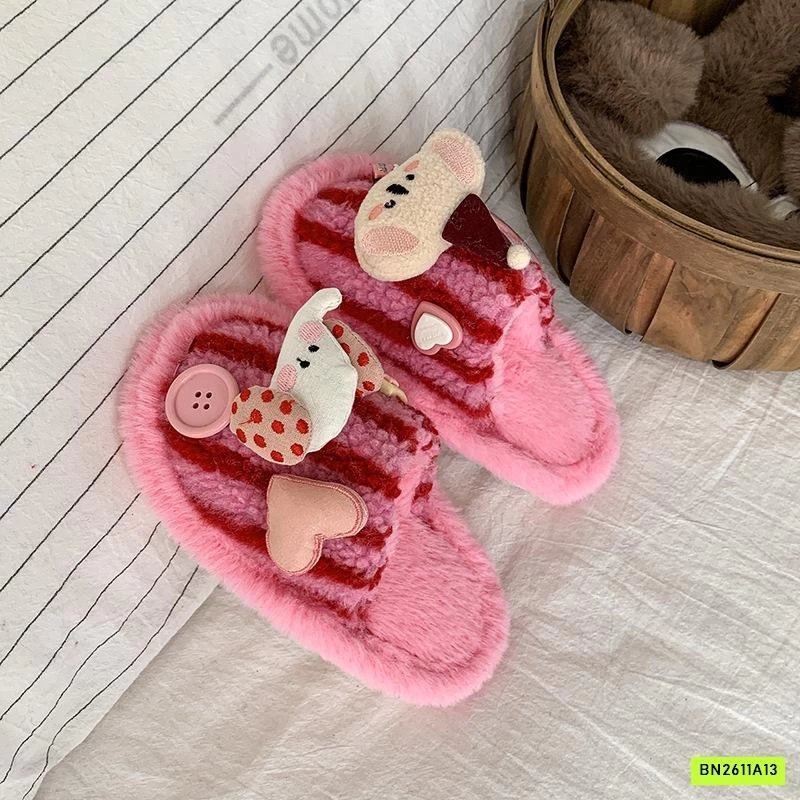 DÉP LÊ LÔNG CỪU GẮN CHARM