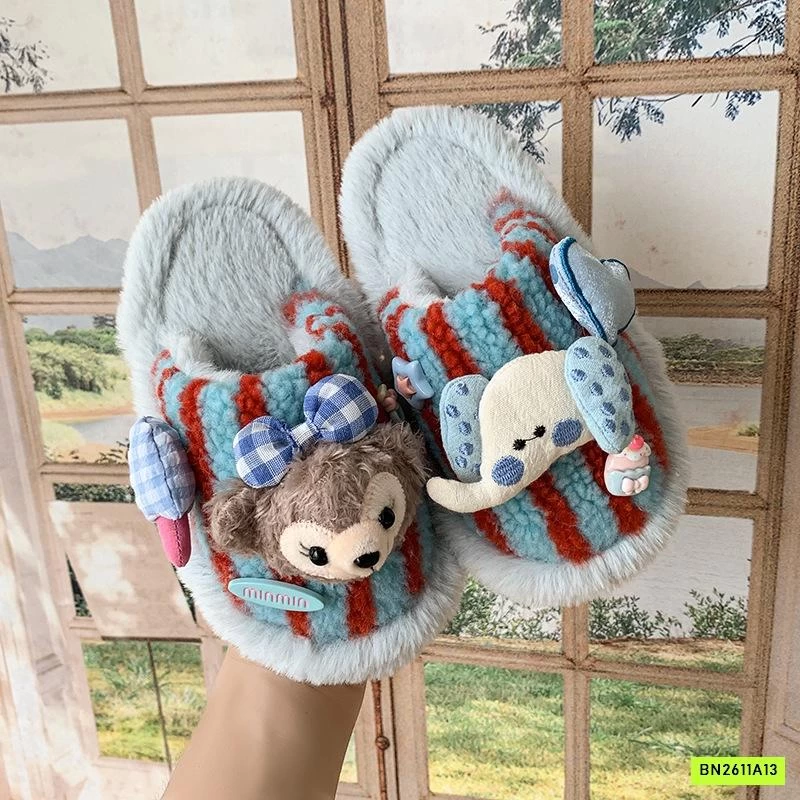 DÉP LÊ LÔNG CỪU GẮN CHARM