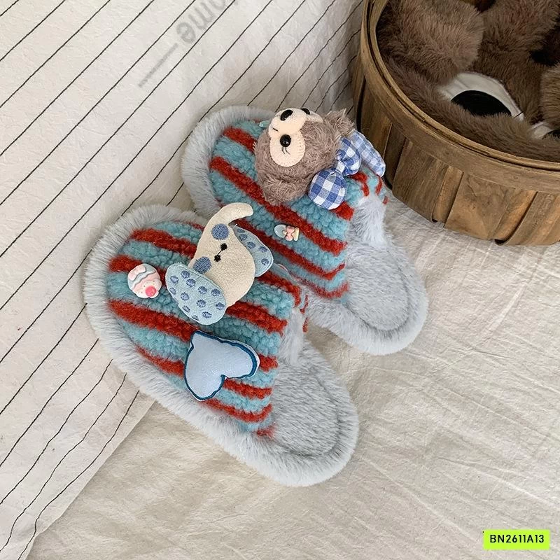 DÉP LÊ LÔNG CỪU GẮN CHARM