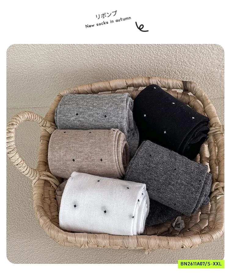 QUẦN TẤT CHẤM BI 1 LỚP