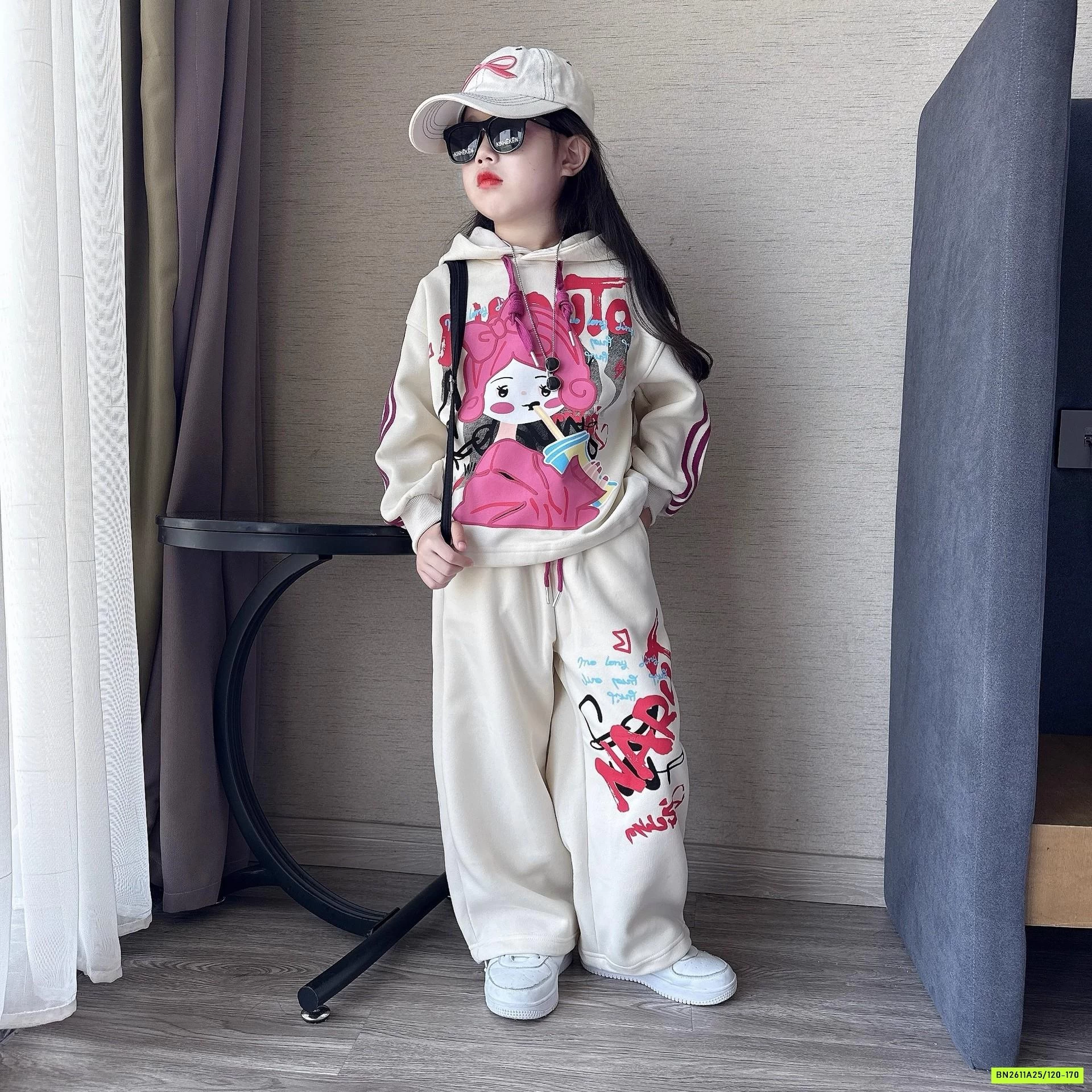 SÉT NỈ CÔ GÁI HOẠT HÌNH