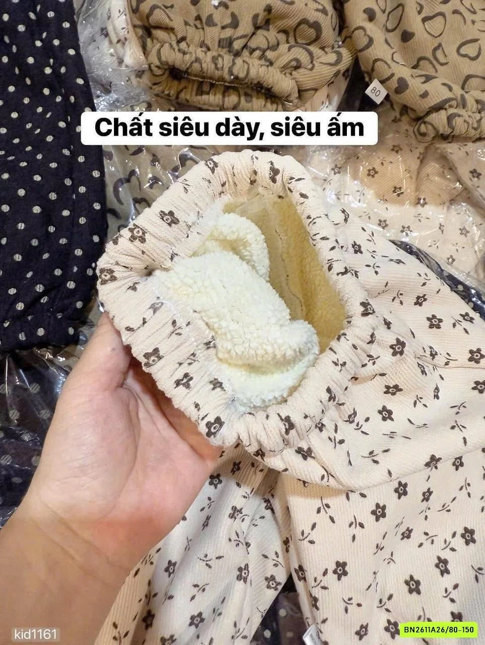 QUẦN BOOM LÓT NHUNG